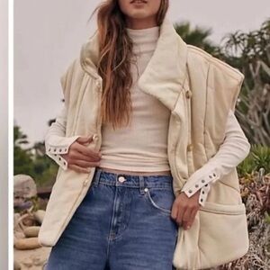 Roll With Us Puffer Waistcoat NWOT